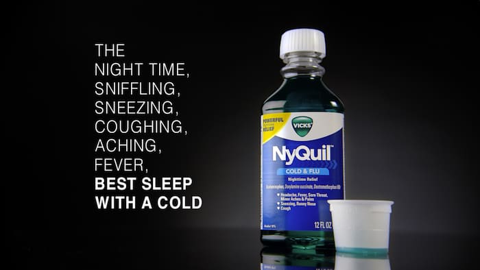 NyQuil Cough commercial shot by David Deahl